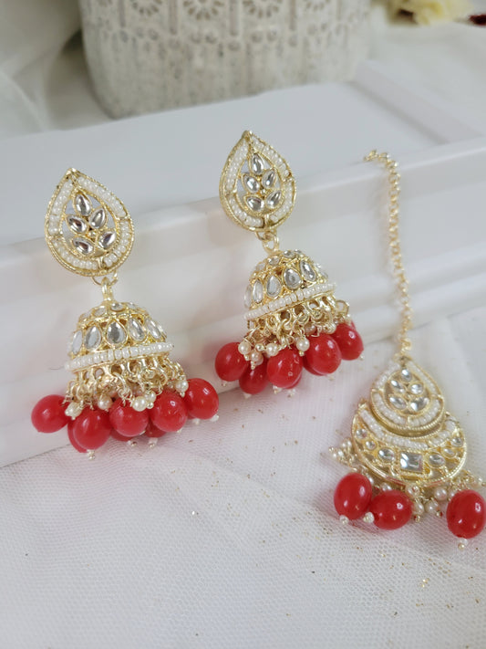 Gulaboo Glam Earring Tikka Set