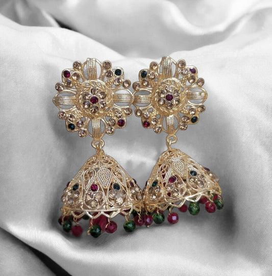 Saveer Jhumki Earrings